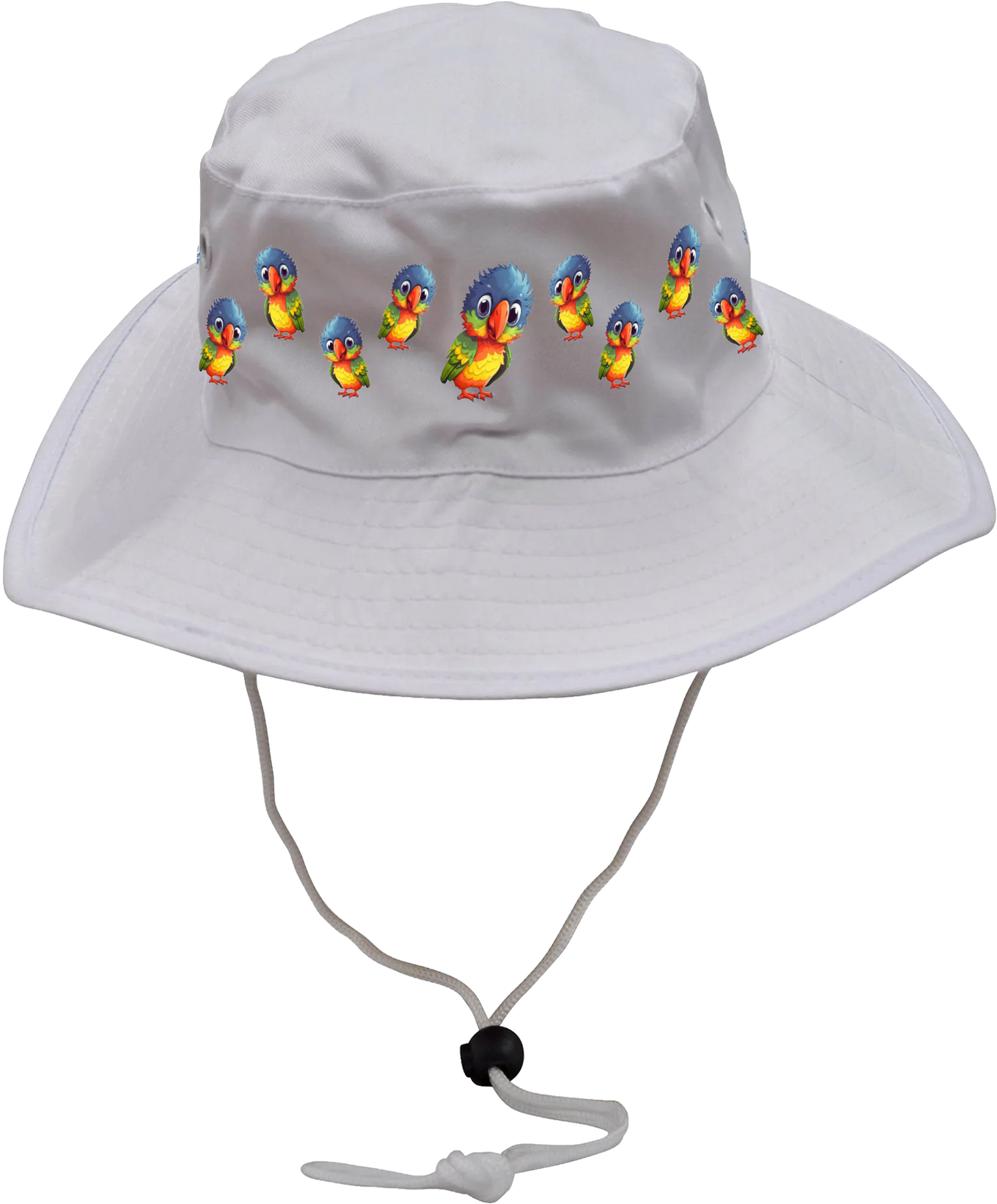 Rainbow Lorikeet  Wide Brim Hat