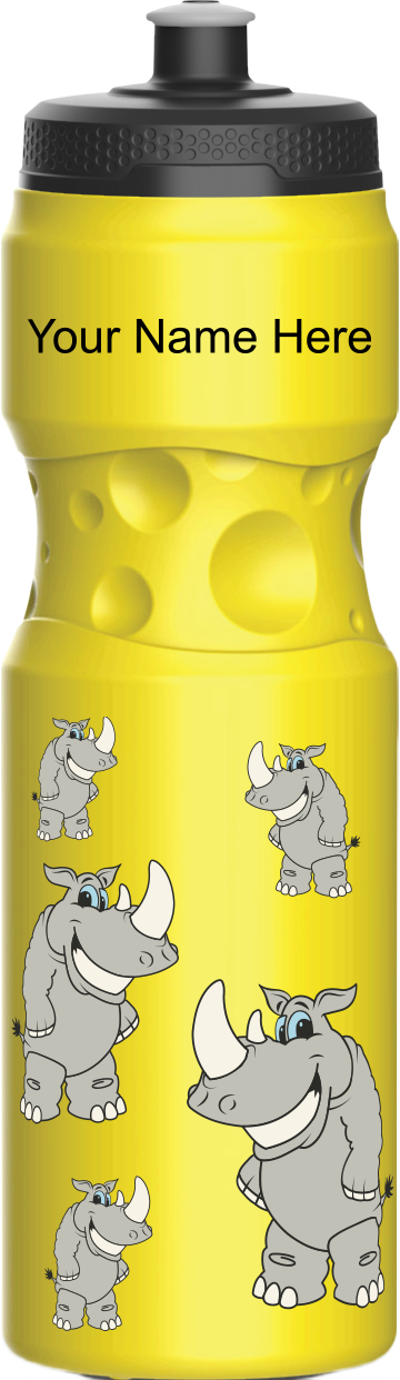 Racy Rhinocerus Water Bottles