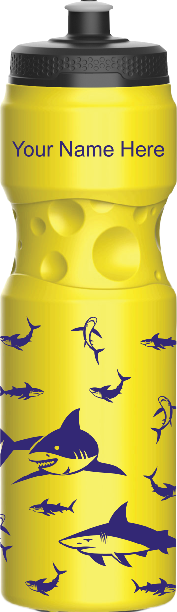 Swim With Sharks Water Bottles