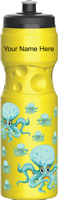 Octopus without beer Water Bottles 16