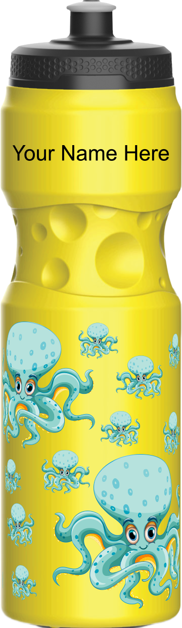 Octopus without beer Water Bottles