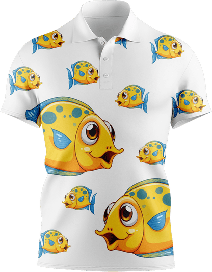 Fish out of water Men's Short Sleeve Polo