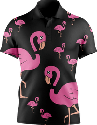 Flamingo Men's Short Sleeve Polo 6