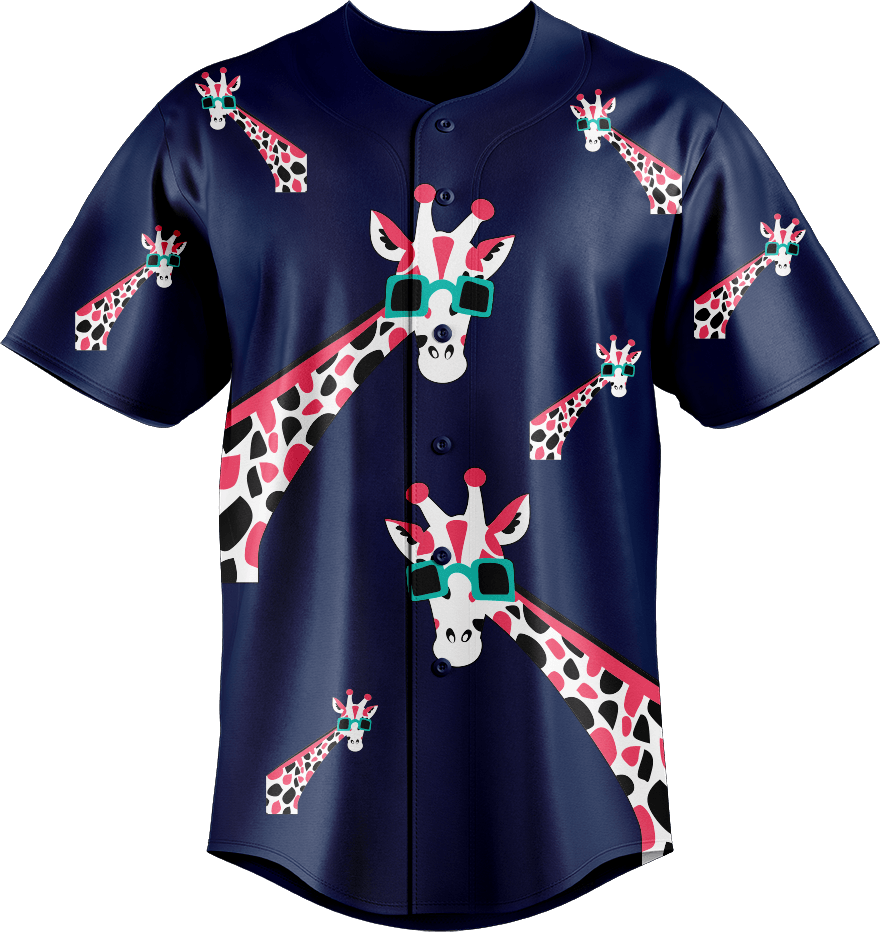Gigi Giraffe Baseball Jerseys clearance