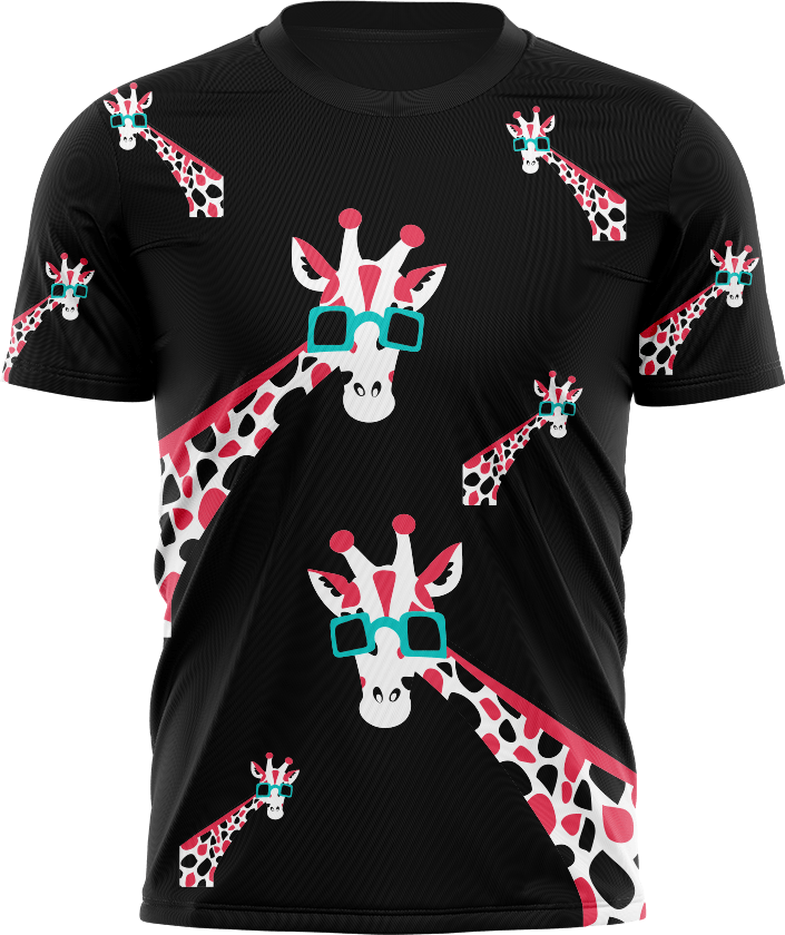 Gigi Giraffe T shirts - fungear.com.au