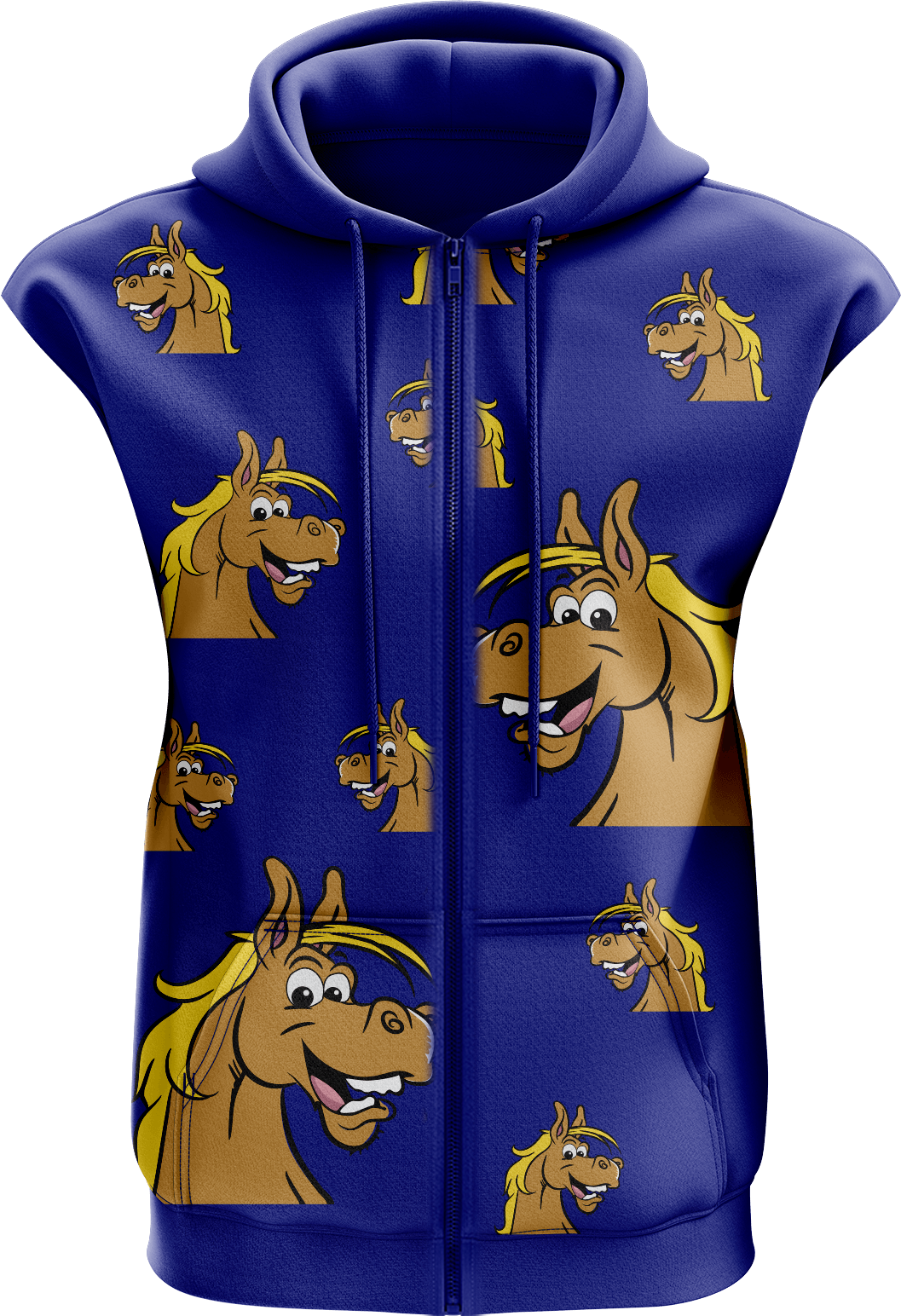 Hero Horse Full Zip Sleeveless Hoodie Jackets