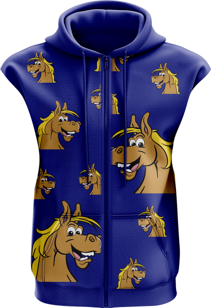 Hero Horse Full Zip Sleeveless Hoodie Jackets