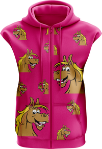 Hero Horse Full Zip Sleeveless Hoodie Jackets 1