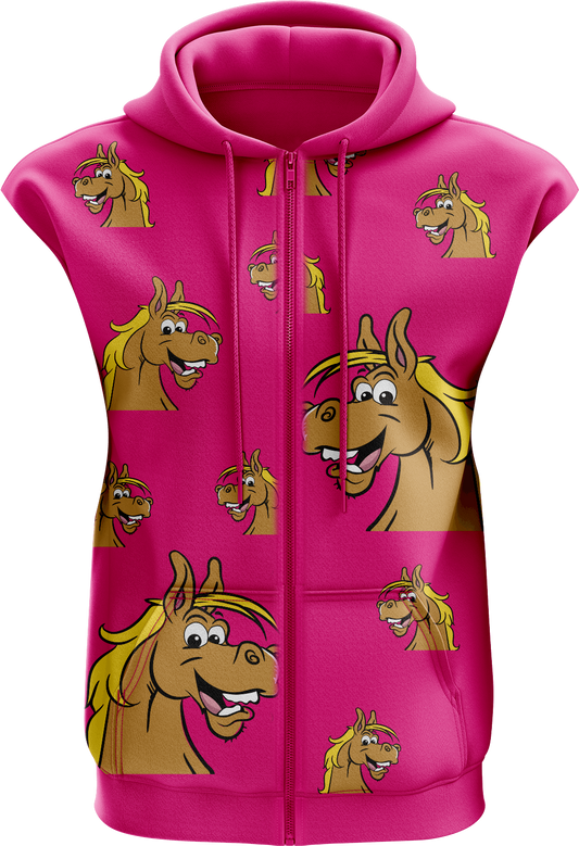 Hero Horse Full Zip Sleeveless Hoodie Jackets