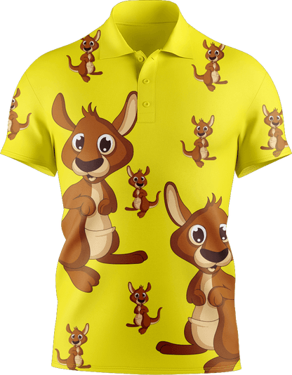 Kanga Back Men's Short Sleeve Polo