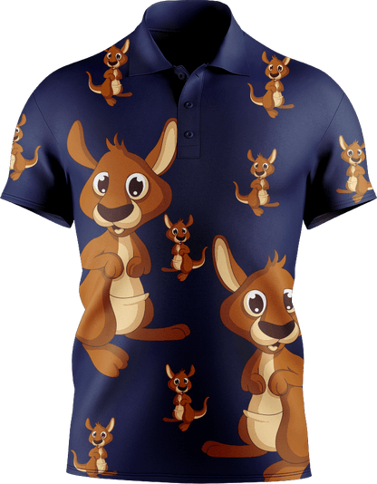 Kanga Back Men's Short Sleeve Polo