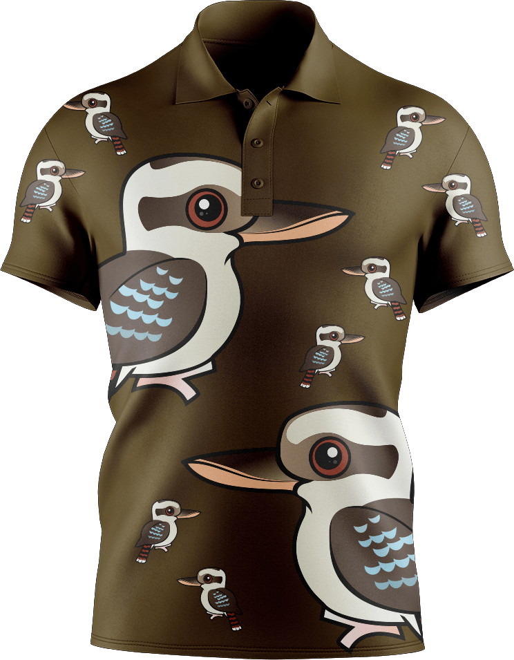 Kooky Kooka Men's Short Sleeve Polo Clearance