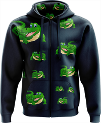 Crazy Croc Full Zip Hoodies Jacket 5
