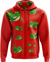 Crazy Croc Full Zip Hoodies Jacket 7