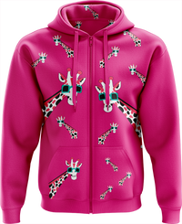 Gigi Giraffe Full Zip Hoodies Jacket 8