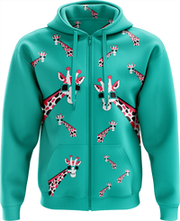 Gigi Giraffe Full Zip Hoodies Jacket 7