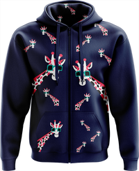 Gigi Giraffe Full Zip Hoodies Jacket 5