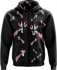 Gigi Giraffe Full Zip Hoodies Jacket 6