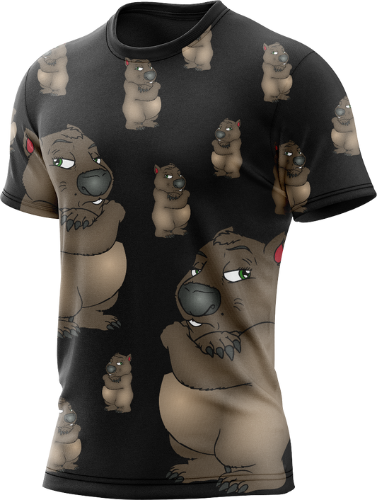 Wally Wombat Rash Shirt Short Sleeve