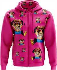 Cheeky Monkey Full Zip Hoodies Jacket 6