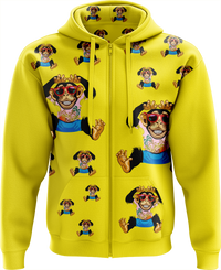 Cheeky Monkey Full Zip Hoodies Jacket 8