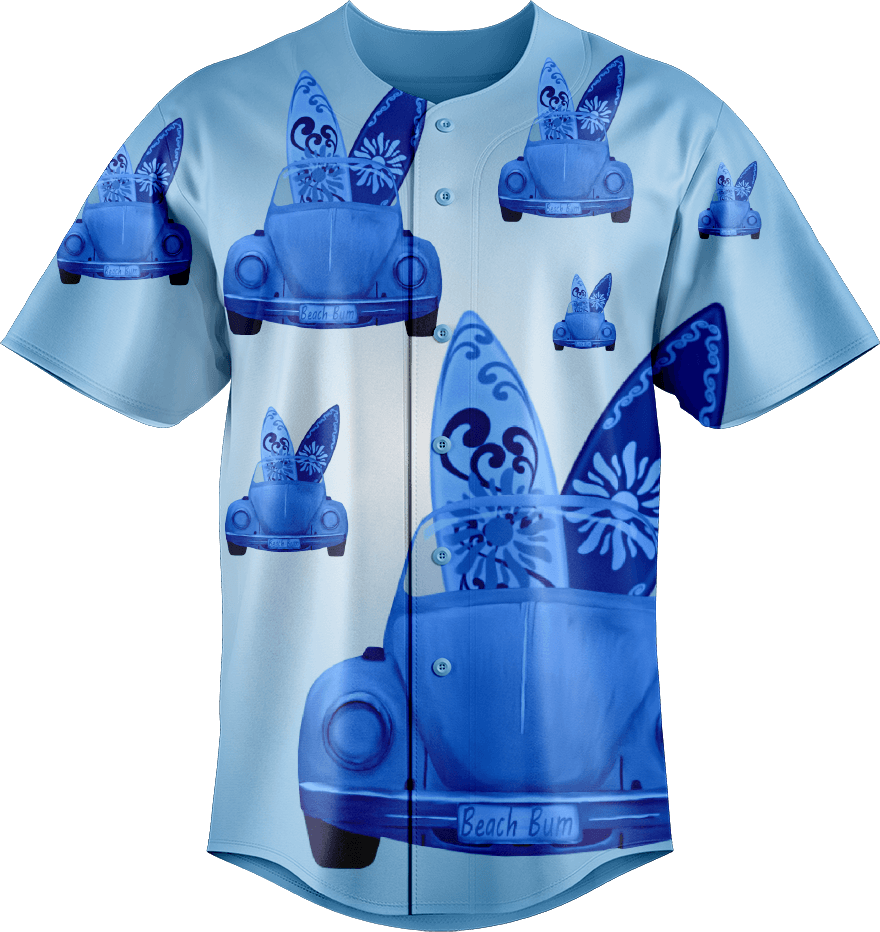 Beach Bum Baseball Jerseys