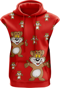 Billy Bear Full Zip Sleeveless Hoodie Jackets 1