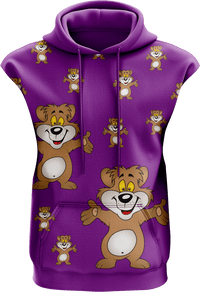 Billy Bear Full Zip Sleeveless Hoodie Jackets 2