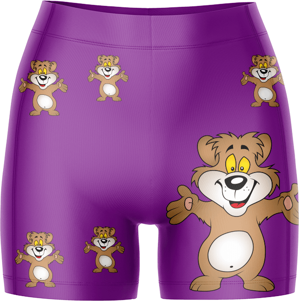 Billy Bear Ladies Gym Shorts