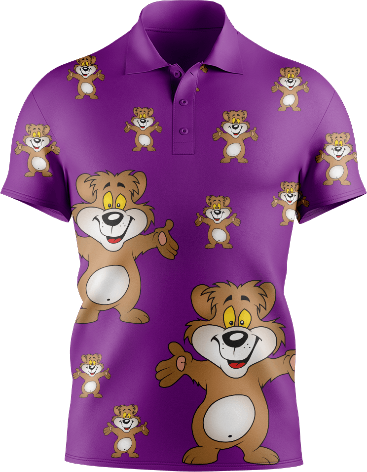 Billy Bear Men's Short Sleeve Polo