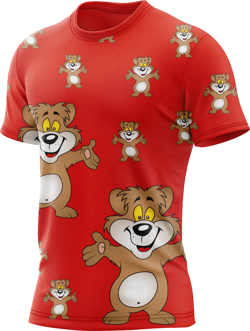 Billy Bear Rash T-Shirt Short Sleeve - fungear.com.au