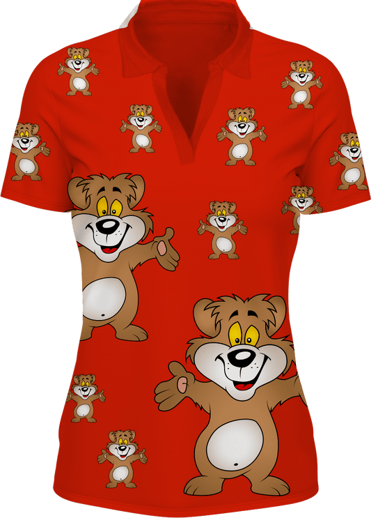 Billy Bear Women's Polo - fungear.com.au