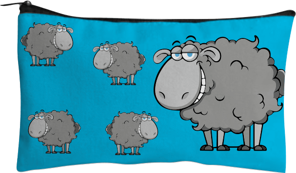Black Sheep Jumbo Pencil Case