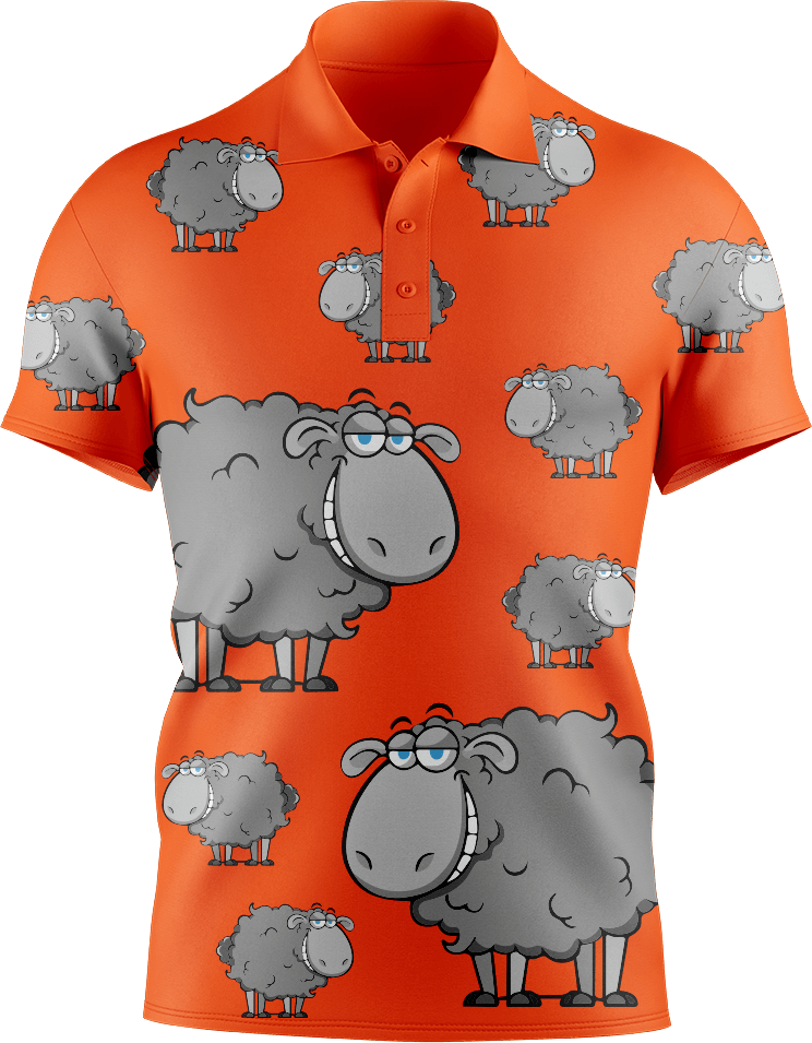 Black Sheep Men's Short Sleeve Polo