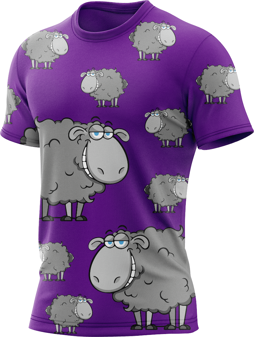 Black Sheep Rash T-Shirt Short Sleeve - fungear.com.au