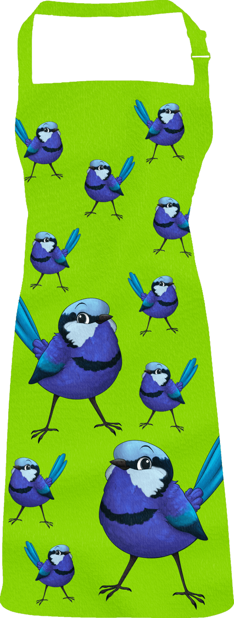 Blue Wren Apron
