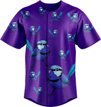 Blue Wren Baseball Jerseys 2