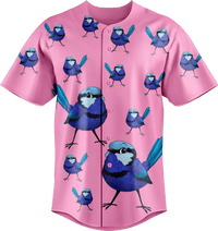 Blue Wren Baseball Jerseys 3