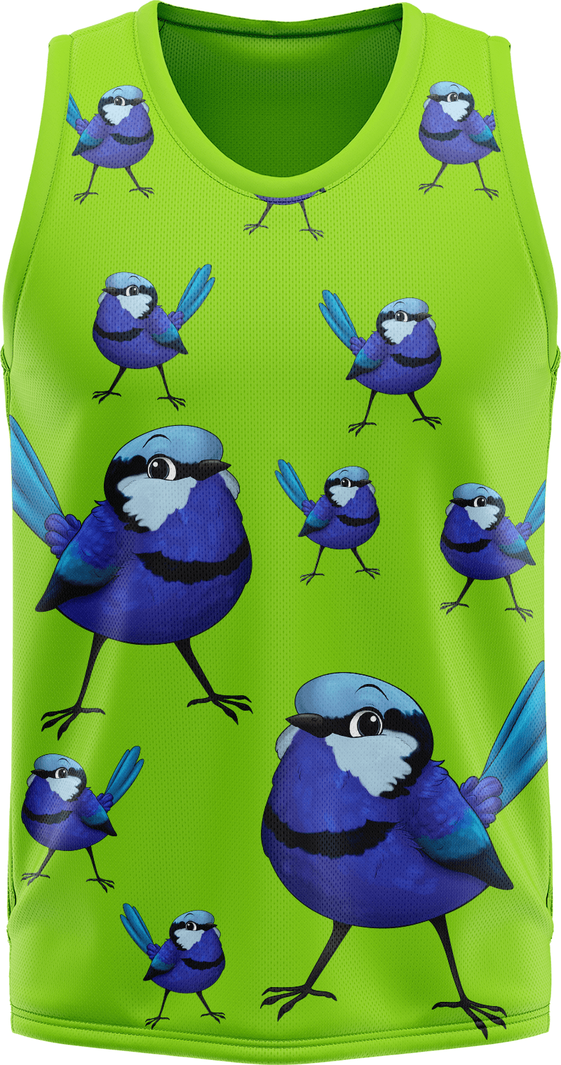 Blue Wren Basketball Jersey