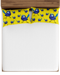 Blue Wren Bed Pillows 4