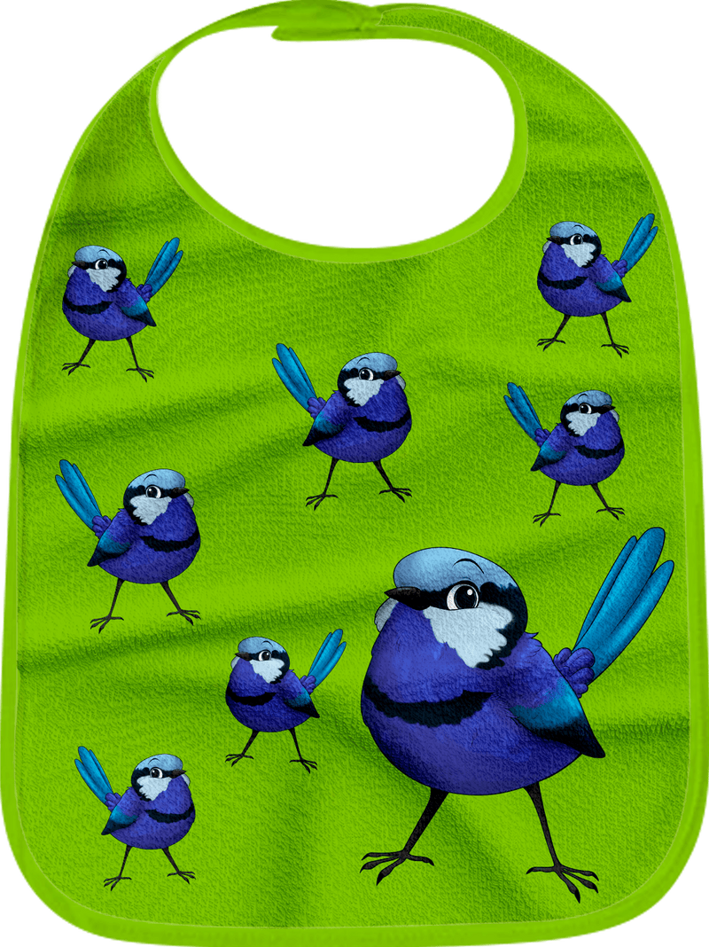 Blue Wren Bibs