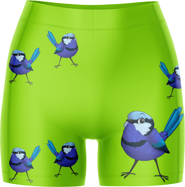 Blue Wren Chamois Bike Shorts - fungear.com.au