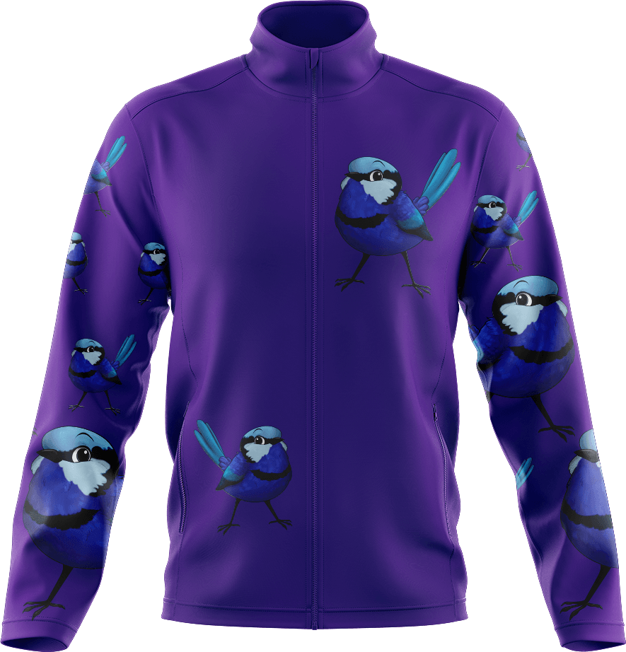Blue Wren Full Zip Track Jacket - fungear.com.au