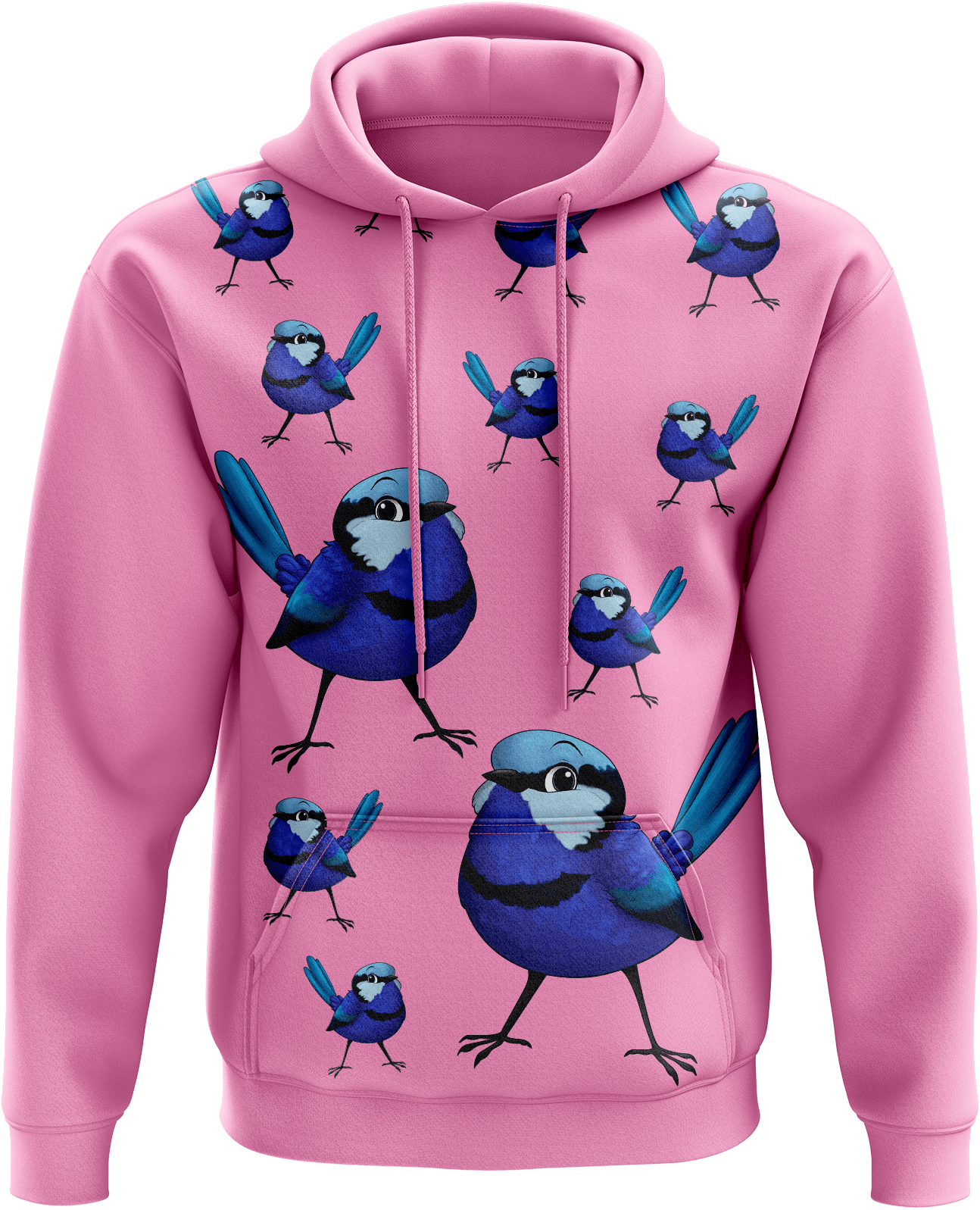 Blue Wren Hoodies - fungear.com.au