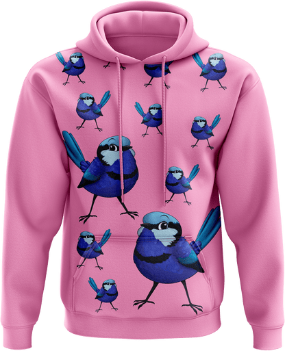 Blue Wren Hoodies - fungear.com.au