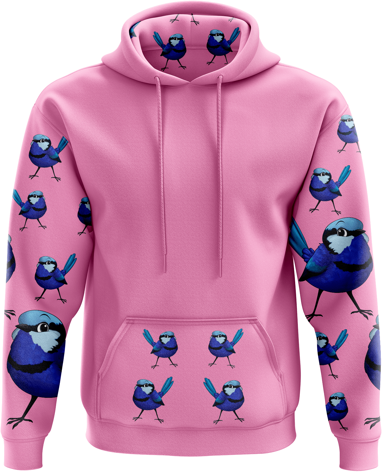 Blue Wren Hoodies - fungear.com.au