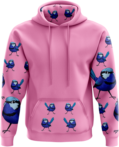 Blue Wren Hoodies - fungear.com.au