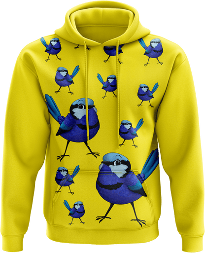 Blue Wren Hoodies - fungear.com.au