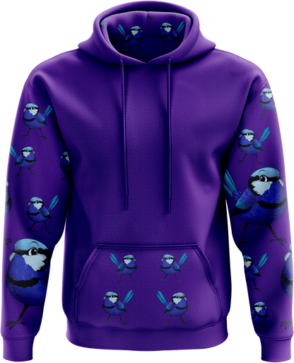 Blue Wren Hoodies - fungear.com.au