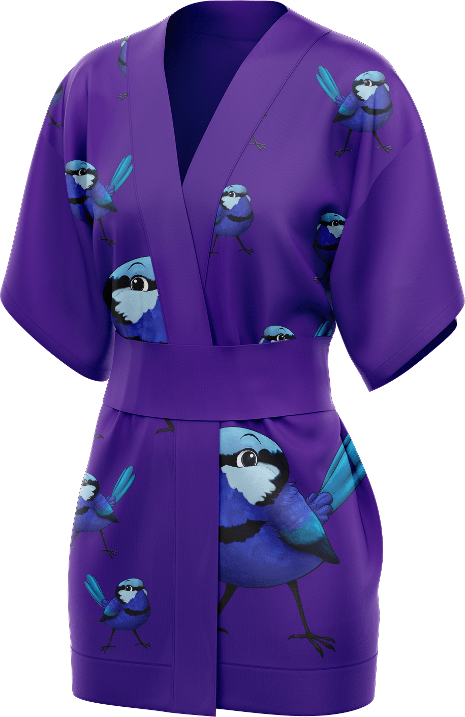 Blue Wren Kimono - fungear.com.au